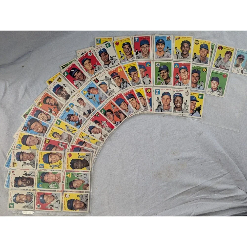1994 Topps Baseball Archives The Ultimate 1954 Series (256 Card Reprint Set)